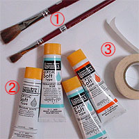 画材店で揃える